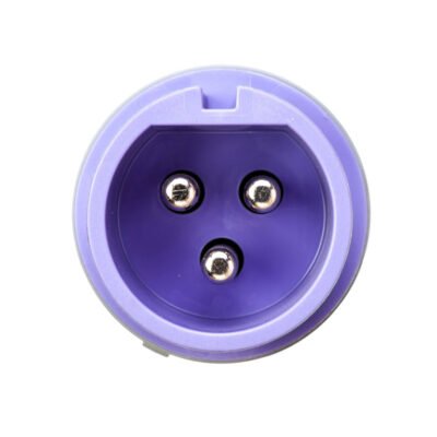 Wtyczka przenośna 32A 3P 24V AC fioletowa IP44 TWIST 073V