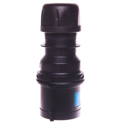 Wtyczka przenośna 32A 3P 400V czarna IP44 TURBO SHARK 023-6TTX