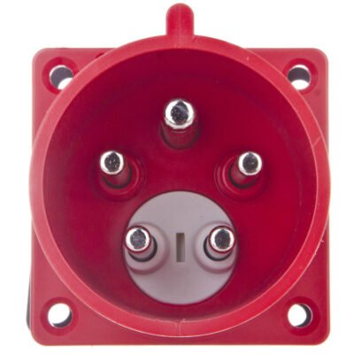 Wtyczka tablicowa (zwrotnica faz) 32A 5P 400V czerwona IP44 8625-6