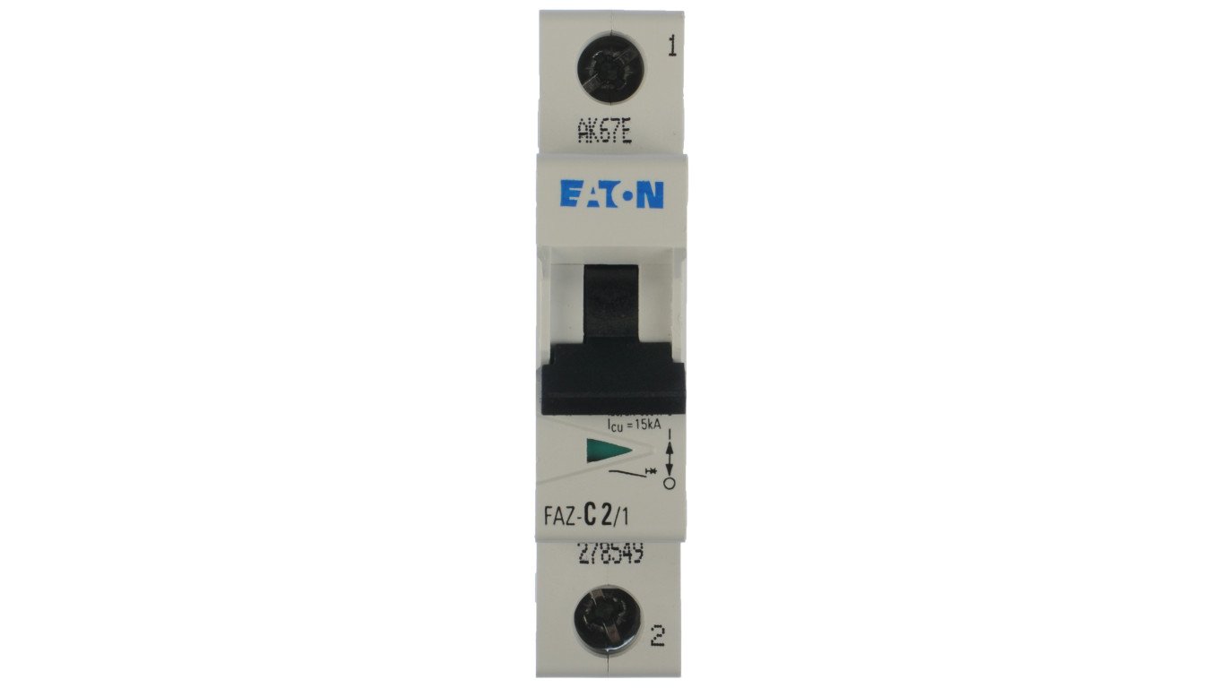 Wyłącznik nadprądowy 1P C 2A 15kA AC FAZ C2/1 278549