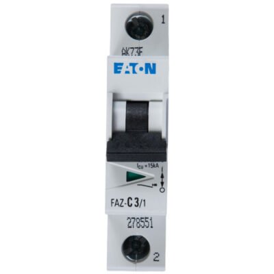 Wyłącznik nadprądowy 1P C 3A 15kA AC FAZ C3/1 278551