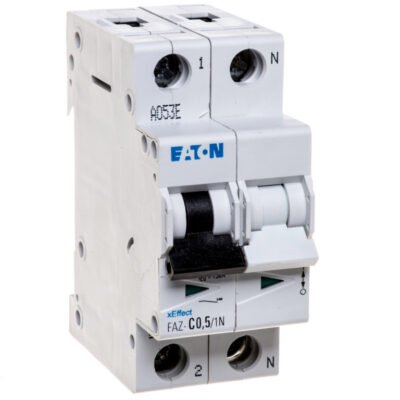 Wyłącznik nadprądowy 1P+N C 0,5A 15kA AC FAZ C05/1N 278657