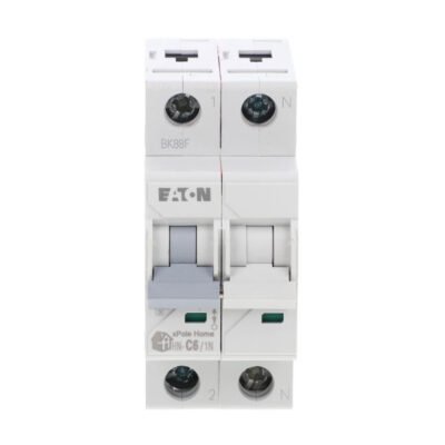Wyłącznik nadprądowy 1P+N C 6A 6kA AC xPole Home HN-C6/1N 194848