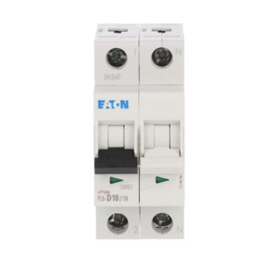 Wyłącznik nadprądowy 1P+N D 10A 6kA AC PL6-D10/1N 164937
