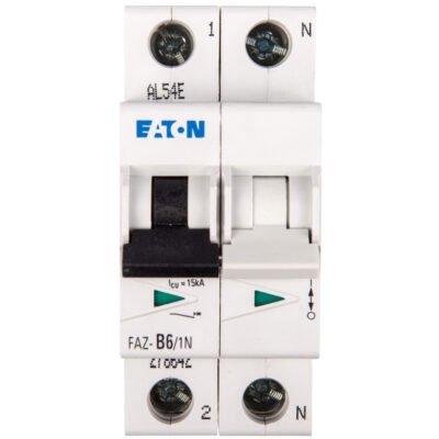 Wyłącznik nadprądowy 1+N B 6A 15kA AC FAZ B6/1N 278642