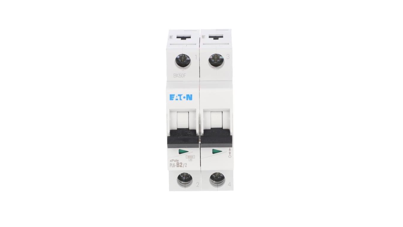 Wyłącznik nadprądowy 2P B 2A 6kA AC PL6-B2/2 286550