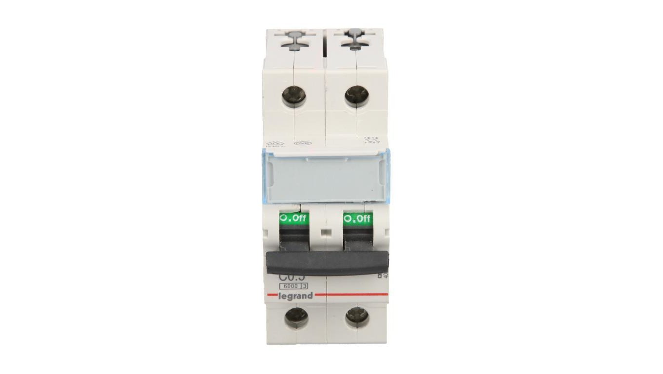 Wyłącznik nadprądowy 2P C 0,5A 6kA AC S302 TX3 403519