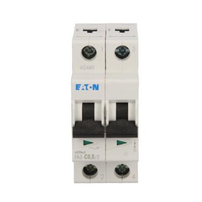 Wyłącznik nadprądowy 2P C 0,5A 15kA AC FAZ C05/2 278743
