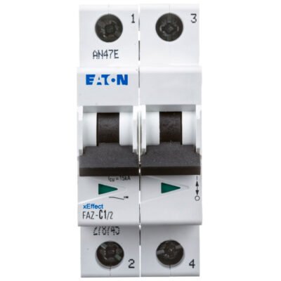 Wyłącznik nadprądowy 2P C 1A 15kA AC FAZ C1/2 278745