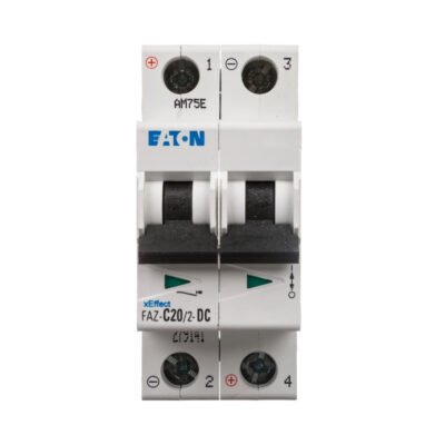 Wyłącznik nadprądowy 2P C 20A 15kA DC FAZ C20/2-DC 279141