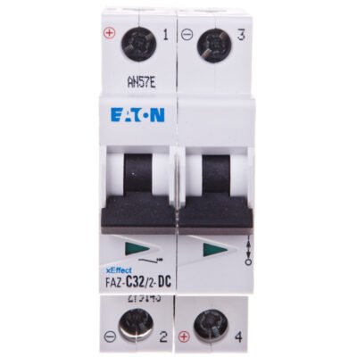 Wyłącznik nadprądowy 2P C 32A 15kA DC FAZ C32/2-DC 279143