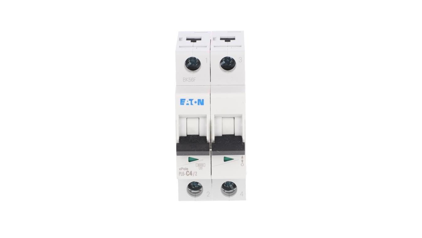 Wyłącznik nadprądowy 2P C 4A 6kA AC PL6-C4/2 286563