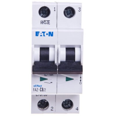 Wyłącznik nadprądowy 2P C 8A 15kA AC FAZ C8/2 278755