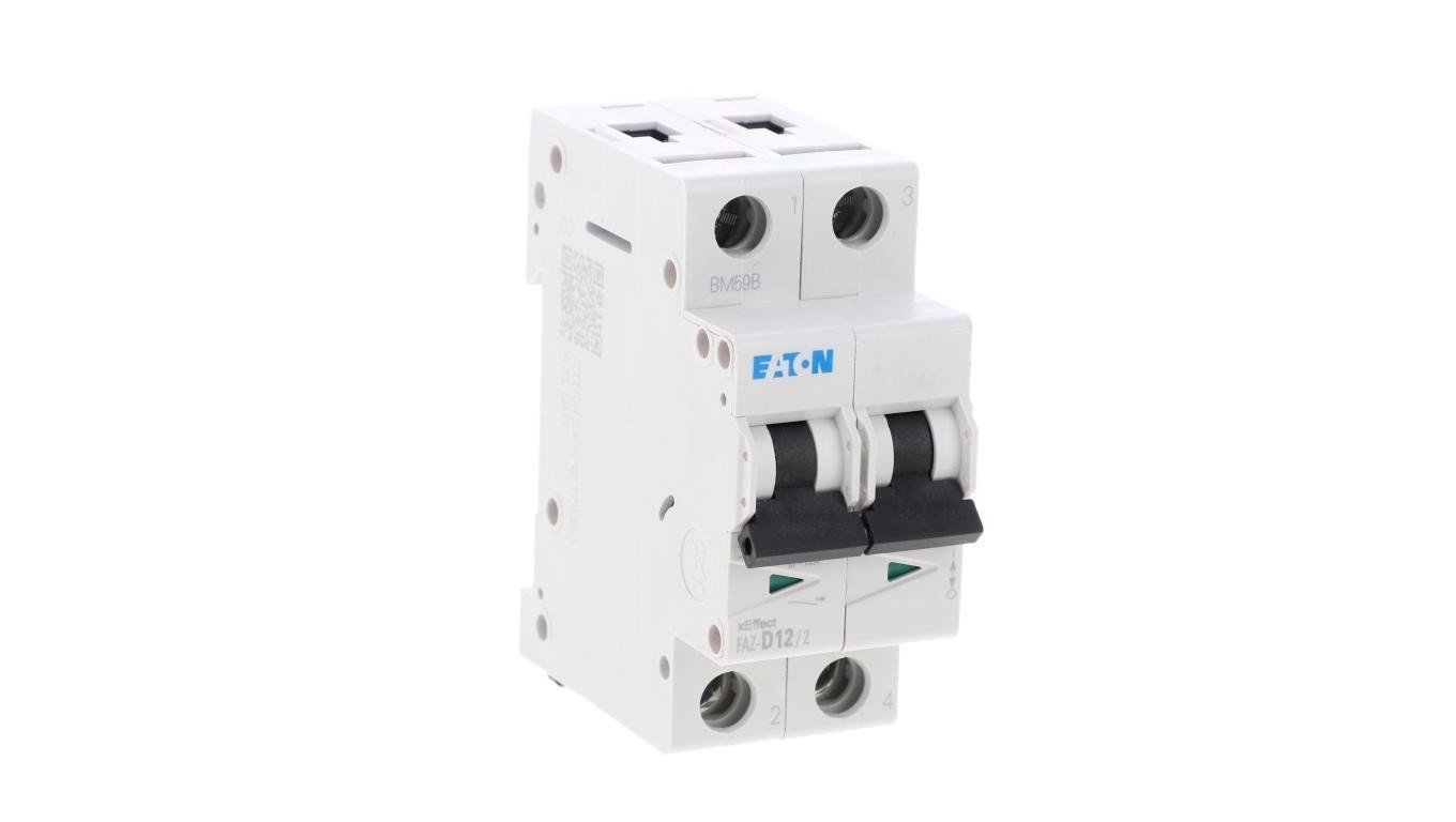 Wyłącznik nadprądowy 2P D 12A 15kA AC FAZ-D12/2 278780