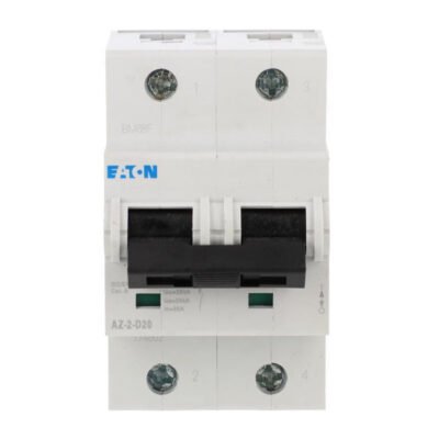 Wyłącznik nadprądowy 2P D 20A 25kA AC AZ-2-D20 174502