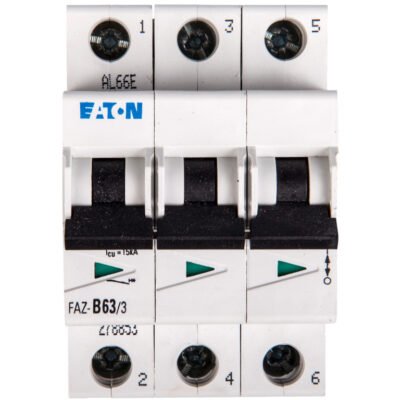 Wyłącznik nadprądowy 3P B 63A 15kA AC FAZ B63/3 278853