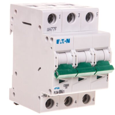 Wyłącznik nadprądowy 3P B 6A 10kA AC PLSM-B6/3-MW 242442