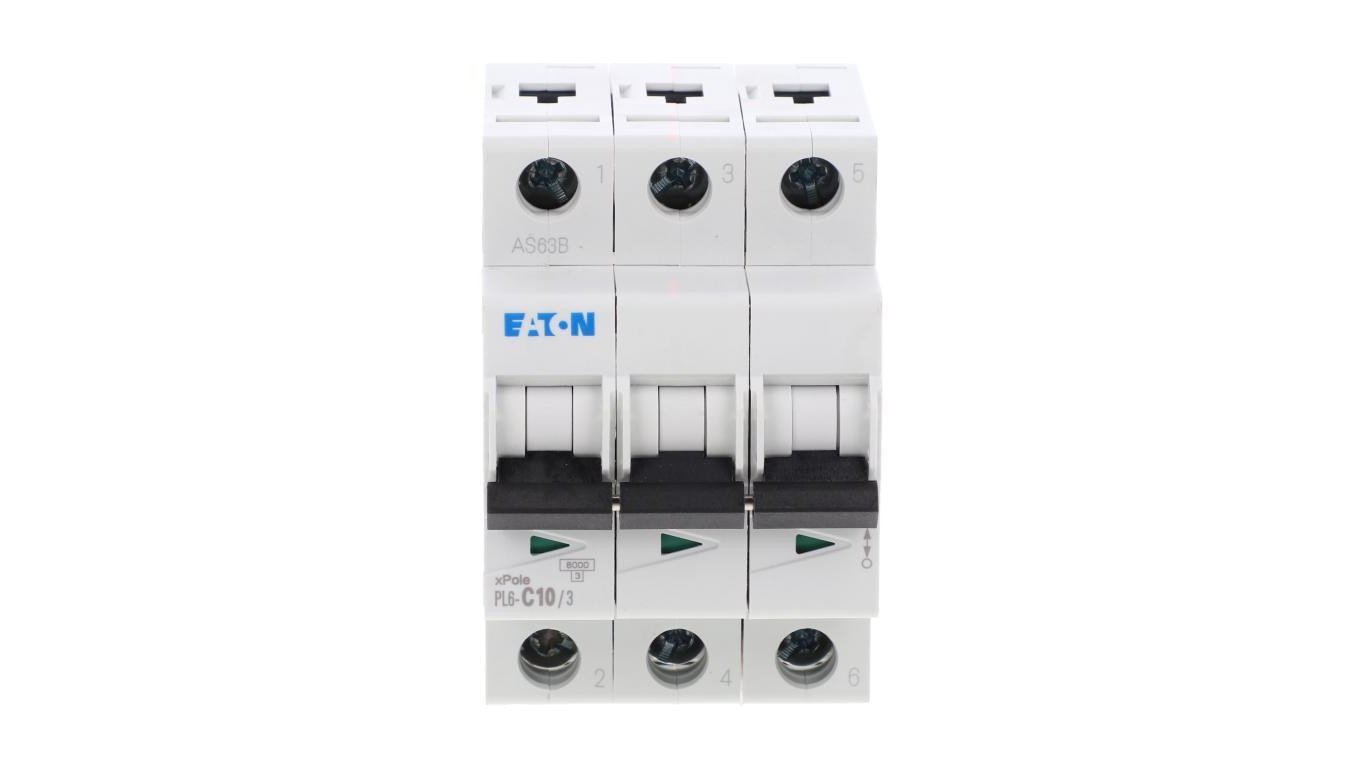 Wyłącznik nadprądowy 3P C 10A 6kA AC PL6-C10/3 286599