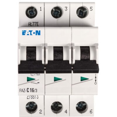 Wyłącznik nadprądowy 3P C 16A 15kA AC FAZ C16/3 278873
