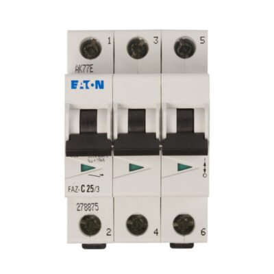 Wyłącznik nadprądowy 3P C 25A 15kA AC FAZ C25/3 278875