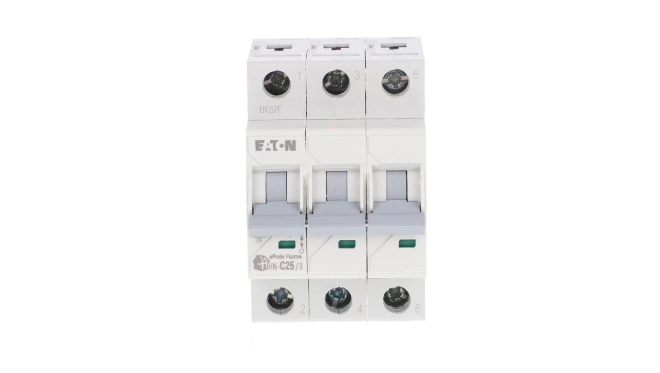 Wyłącznik nadprądowy 3P C 25A 6kA AC xPole Home HN-C25/3 194893