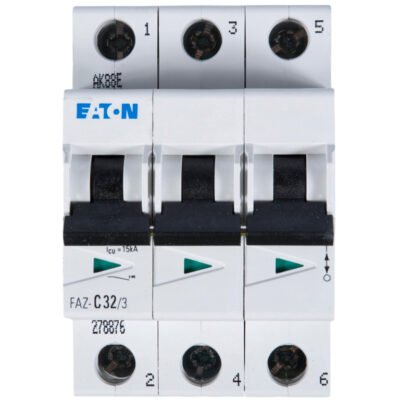 Wyłącznik nadprądowy 3P C 32A 15kA AC FAZ C32/3 278876