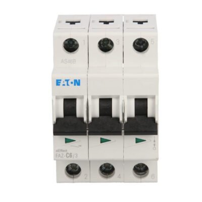 Wyłącznik nadprądowy 3P C 6A 15kA AC FAZ C6/3 278867