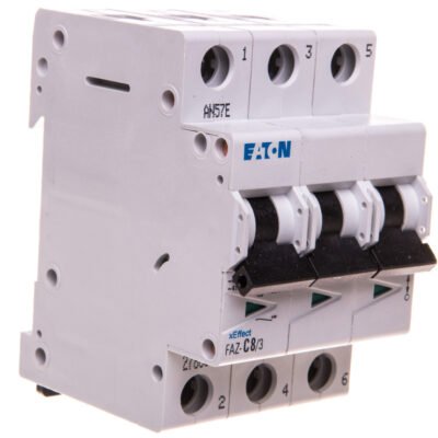 Wyłącznik nadprądowy 3P C 8A 15kA AC FAZ C8/3 278868