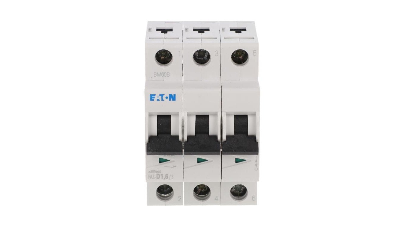 Wyłącznik nadprądowy 3P D 1,6A 15kA AC FAZ-D16/3 278883