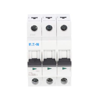 Wyłącznik nadprądowy 3P D 20A 6kA AC PL6-D20/3 286614