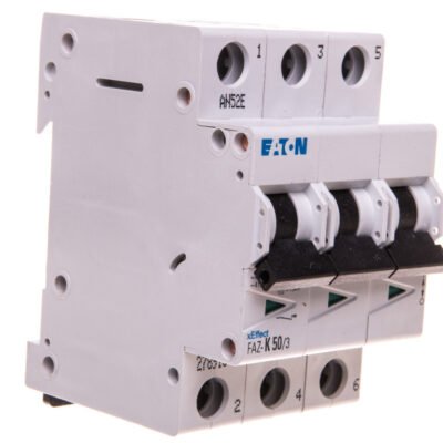 Wyłącznik nadprądowy 3P K 50A 15kA AC FAZ K50/3 278916