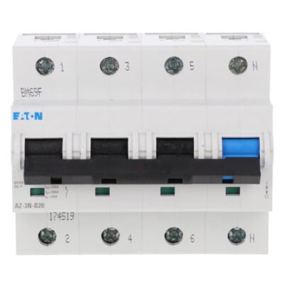 Wyłącznik nadprądowy 3P+N B 20A 25kA AC AZ-3N-B20 174519
