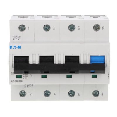 Wyłącznik nadprądowy 3P+N B 50A 25kA AC AZ-3N-B50 174523