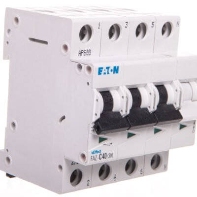 Wyłącznik nadprądowy 3P+N C 40A 15kA AC FAZ C40/3N 278979