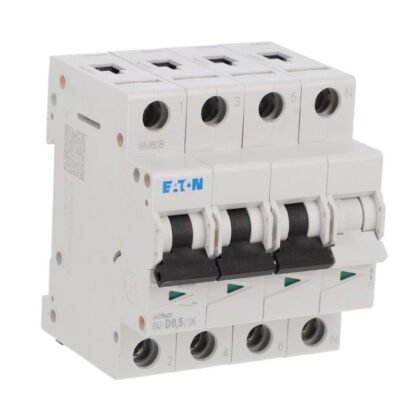 Wyłącznik nadprądowy 3P+N D 0,5A 15kA AC FAZ-D0,5/3N 278982