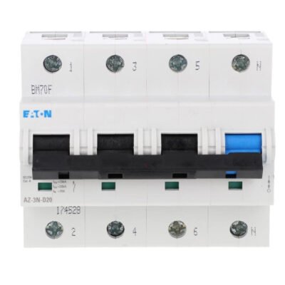 Wyłącznik nadprądowy 3P+N D 20A 25kA AC AZ-3N-D20 174528