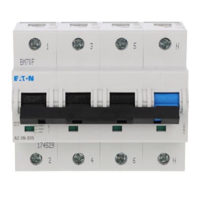 Wyłącznik nadprądowy 3P+N D 25A 25kA AC AZ-3N-D25 174529