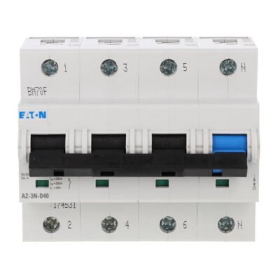 Wyłącznik nadprądowy 3P+N D 40A 25kA AC AZ-3N-D40 174531