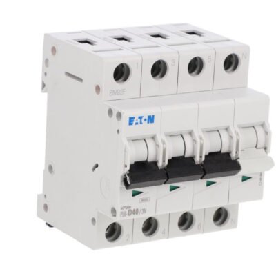 Wyłącznik nadprądowy 3P+N D 40A 6kA AC PL6-D40/3N 165044