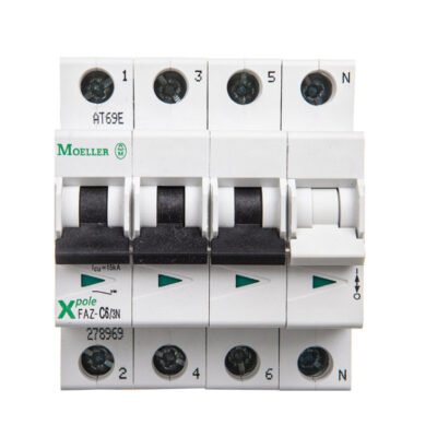 Wyłącznik nadprądowy 3+N C 6A 15kA AC FAZ C6/3N 278969