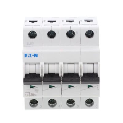 Wyłącznik nadprądowy 4P B 20A 6kA AC PL6-B20/4 166497
