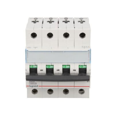 Wyłącznik nadprądowy 4P B 20A 6kA AC S304 TX3 403418