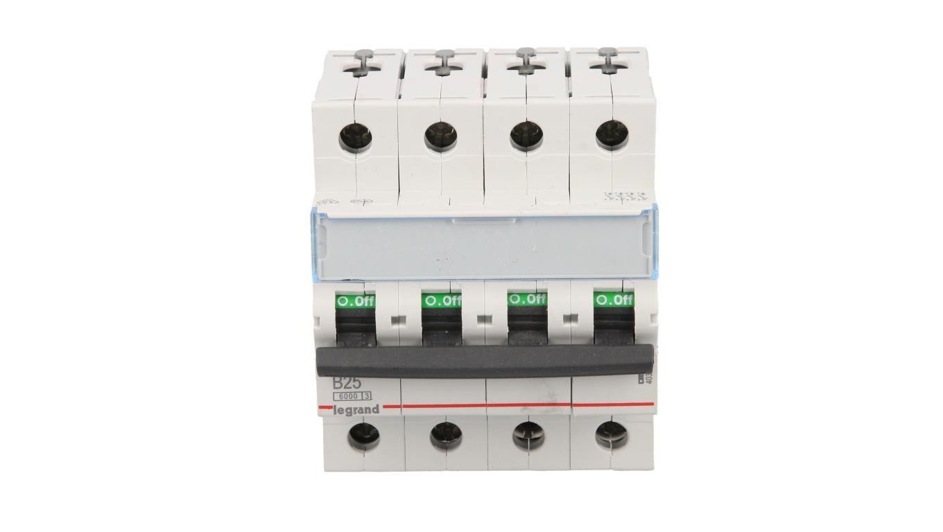 Wyłącznik nadprądowy 4P B 25A 6kA AC S304 TX3 403419