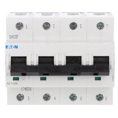 Wyłącznik nadprądowy 4P B 50A 25kA AC AZ-4-B50 174536