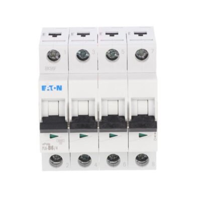 Wyłącznik nadprądowy 4P B 6A 6kA AC PL6-B6/4 166505