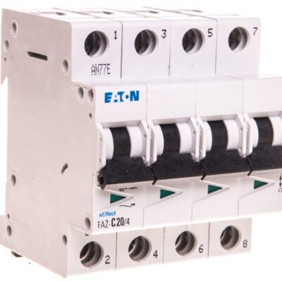 Wyłącznik nadprądowy 4P C 20A 15kA AC FAZ C20/4 279062