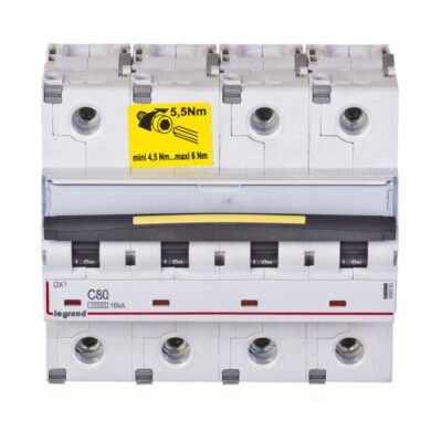 Wyłącznik nadprądowy 4P C 80A 10kA AC S314 DX3 409362