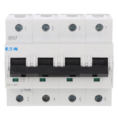 Wyłącznik nadprądowy 4P D 63A 25kA AC AZ-4-D63 174546