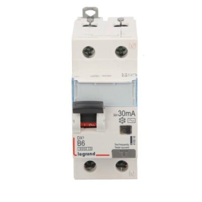 Wyłącznik różnicowo-nadprądowy 2P 6A B 0,03A typ AC P312 DX3 410918