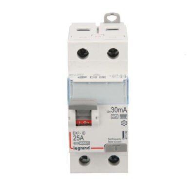 Wyłącznik różnicowoprądowy 2P 25A 0,03A typ F (HPI) SERII DX3 411590
